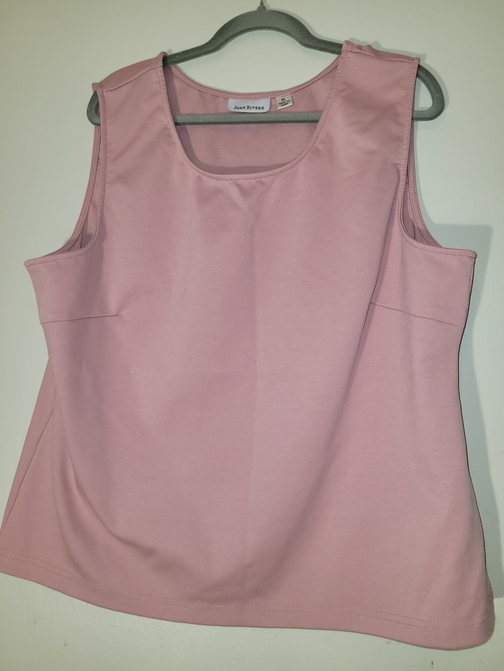 Joan Rivers Light Pink Classic Scoop Tank